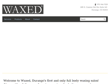 Tablet Screenshot of durangowax.com